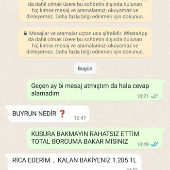 Aksu Çarşı İlgisizlik, Cevap Vermeme.
