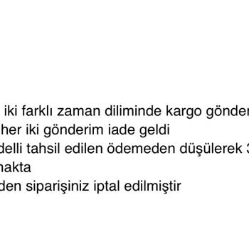 Dr. Savon Kargom İletişim Kurulamadığı Söylenerek Gelmedi