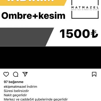 Ekip Matmazel Kuaför Fiyatta Yanıltma Yapıyorlar