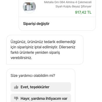 Hepsiburada'nın Kendi Kafasına Göre Sipariş İptali