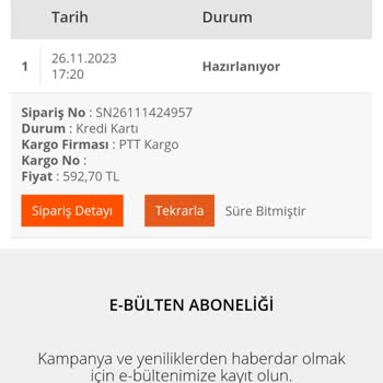 İsem Kitap Siparişim Hazırlanıyor Görünüyor Kargolanmıyor.