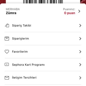 Sephora Karta Puanlar Düşmüyor