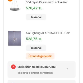 Hepsiburada Teslim Edildi Gösterilen Ürün İadesi