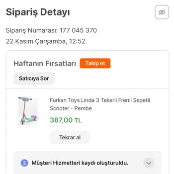 Furkan Toys Hepsiburada 20 Gündür Kargoda Olan Ürünüm Stok Yetersizliğinden İptal