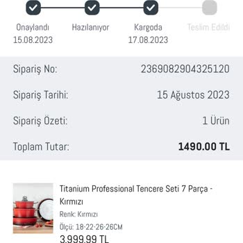 Madame Coco Titanium Professionel Tencere'de Oluşan Dökülme