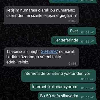 Ev İnternetimde Sorun Yaşamama Rağmen Kktcell Sorunumu Çözmüyor