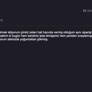 Watsons 1 Aydır İade Ücretimi Yapmıyor