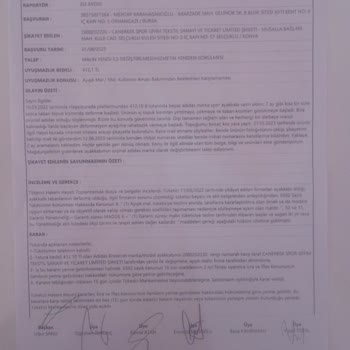 Sporjinal Firmasına Ait Adidas Ayakkabı Sorunu