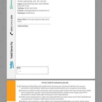 Beko Ücret İadesi Yapılmıyor