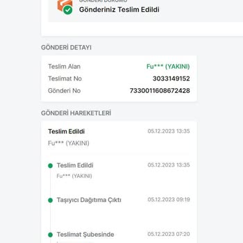 Trendyol Kargom Kayıp. Tarafıma Dönüş Yapılmıyor.