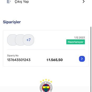 Fenerium Sipariş Kargoya Verilmedi