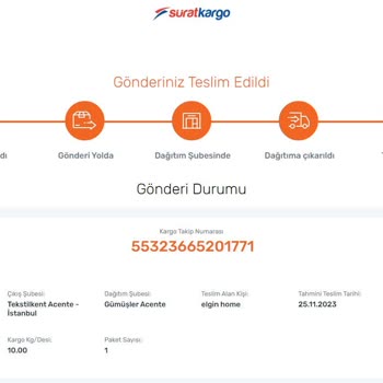 Sürat Kargo İade Teslimatı Yapmaması