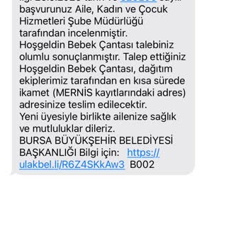 Bursa Büyükşehir Belediyesi Bebek Paketi Hizmetinde Gecikme Sorunu