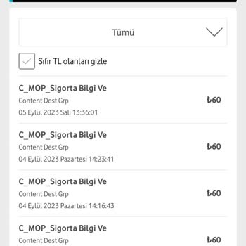 Vodafone C Mop Sigorta, Paket Ücreti, Ek Paket