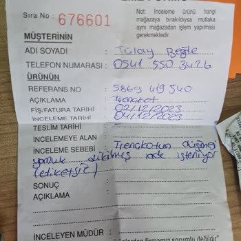 Stradivarius Yanlış Dikimli Trençkot Ve İade Sorunu