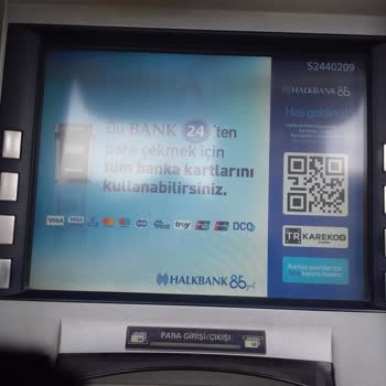 Halkbank Başka ATM ( Ortak ATM) Ye Para Kaptırma