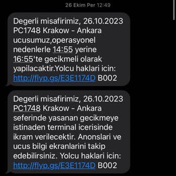 Pegasus Yolcu Haklarımızı Talep Ediyoruz