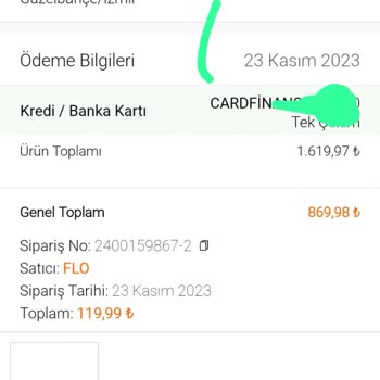 FLO Ayakkabı FLO Aldığım Ürün Ortada Yok İptalde Edilmiyor
