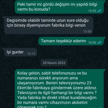 Skytech Marka Arızalanan Televizyonum Fabrikadan Teslim Edilmedi.