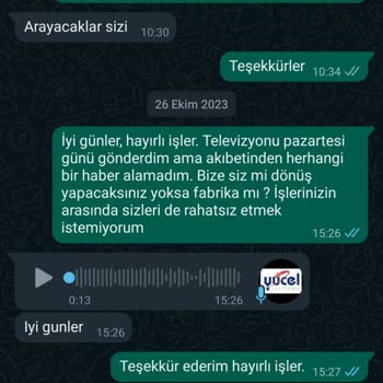 Skytech Marka Arızalanan Televizyonum Fabrikadan Teslim Edilmedi.
