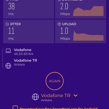 Vodafone İnternet Hızının Çok Yavaş Olması
