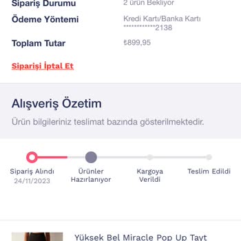 Penti Markası Sipariş Gecikmesi