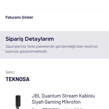 Teknosa Ürün De ,Gitti Para Da