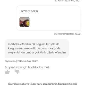 Hepsiburada İptal Edilen Ürün