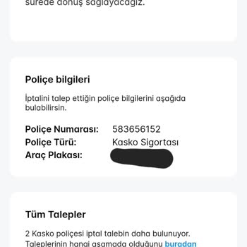 Araç Satış Kasko İptali Yapilmamasi-sigortam.net