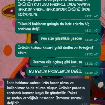 Felikan.com Tarafıma Kutusu Daha Önce Açılmış Ürün Gönderdi