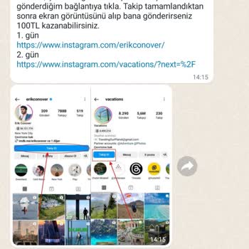 Telegram Instagram Refah Görevi
