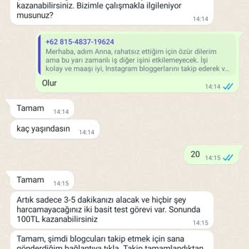Telegram Instagram Refah Görevi