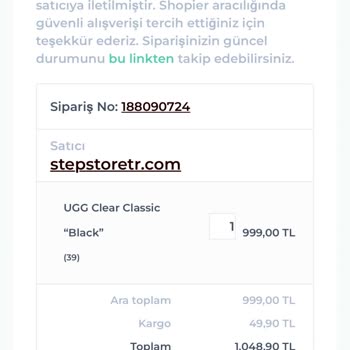 Stepstoretr Ayakkabı Orijinal Dediler Değil.