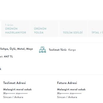 Vivense Siparişim Nerede Ne Zaman Gelecek