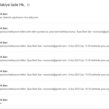 Gpturk - Xmladresi.com Cari Bakiye İadesi Yapmıyor