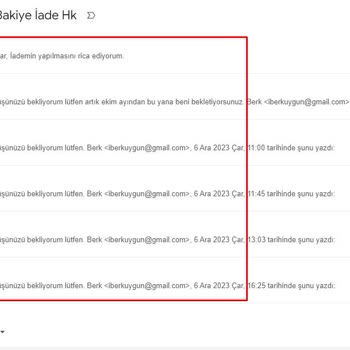 Gpturk - Xmladresi.com Cari Bakiye İadesi Yapmıyor