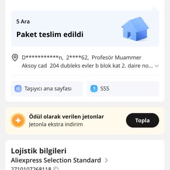 Aliexpress Paket Teslim Edildi Yazıyor Adrese Paket Gelmedi