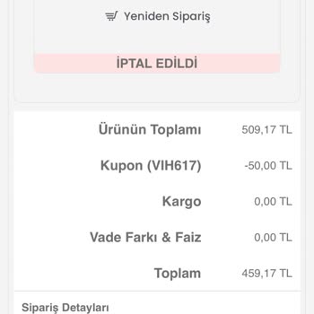 Wnt.com.tr İptal Ürün İadesi