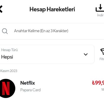 Papara Netflix'in Cashback Vermedi