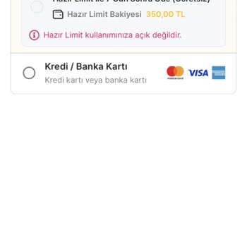Migros Hazır Limit Açık Değil