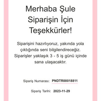 Pandora Mücevher Pandora Ürün Gönderilmiyor