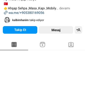 Ayyıldız Sehpa (Instagram) Şikayeti