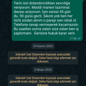 Dekobil Hizmet Aksaklığı Ve Mağduriyetim