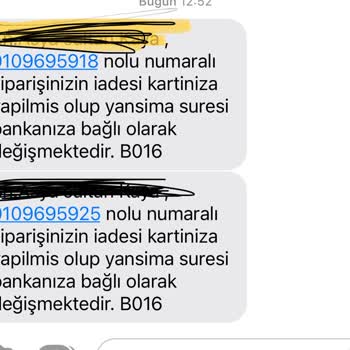 Watsons Siparişimi İki Kere Aldı