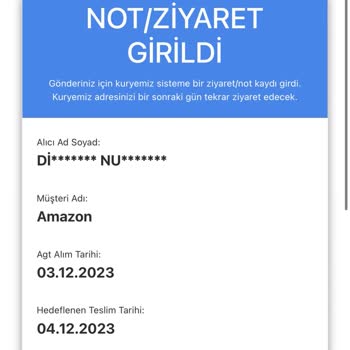 AGT Kargo Ziyaret Edildi Sorunu Ve Elime Ulaşmayan Kargo