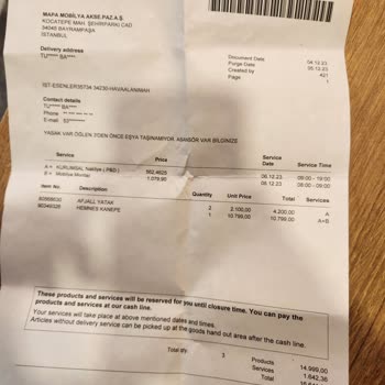 IKEA Kargo Teslimat Sorunu