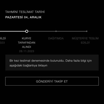 Zara Teslimat Sorunu Ve Süreci Sonuçlandıramaması