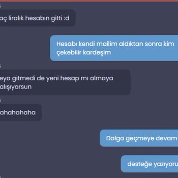 itemsatış Satın Aldığım Hesabın Geri Çekilmesi.