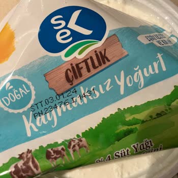 Sek Yoğurttan Çıkan Cisim
