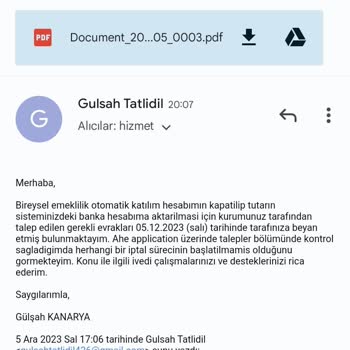 Ahe BES İptal Talebi Hk.